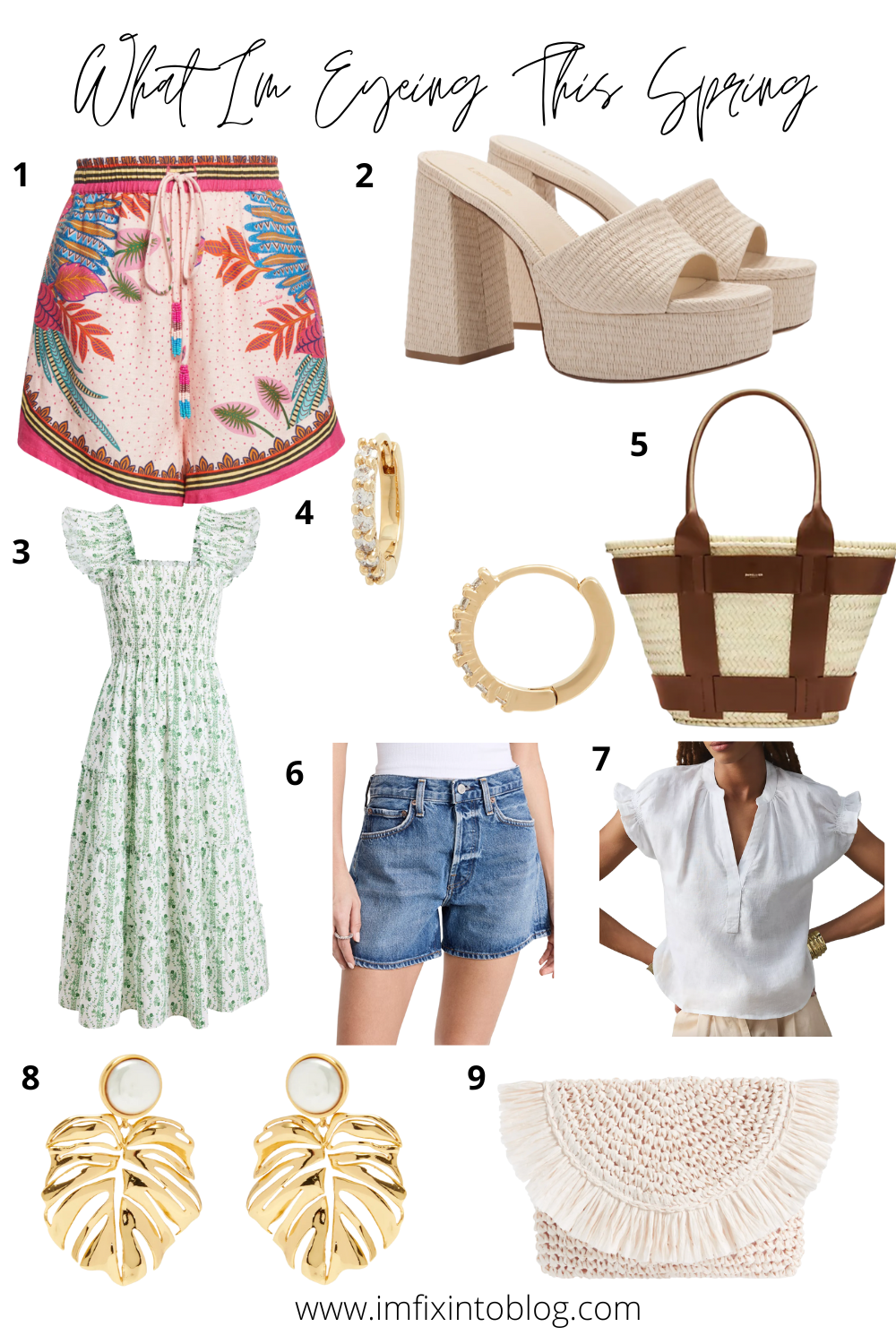 Collage of 9 Things I'm Eyeing this Spring Collage of 9 Things I'm Eyeing this Spring