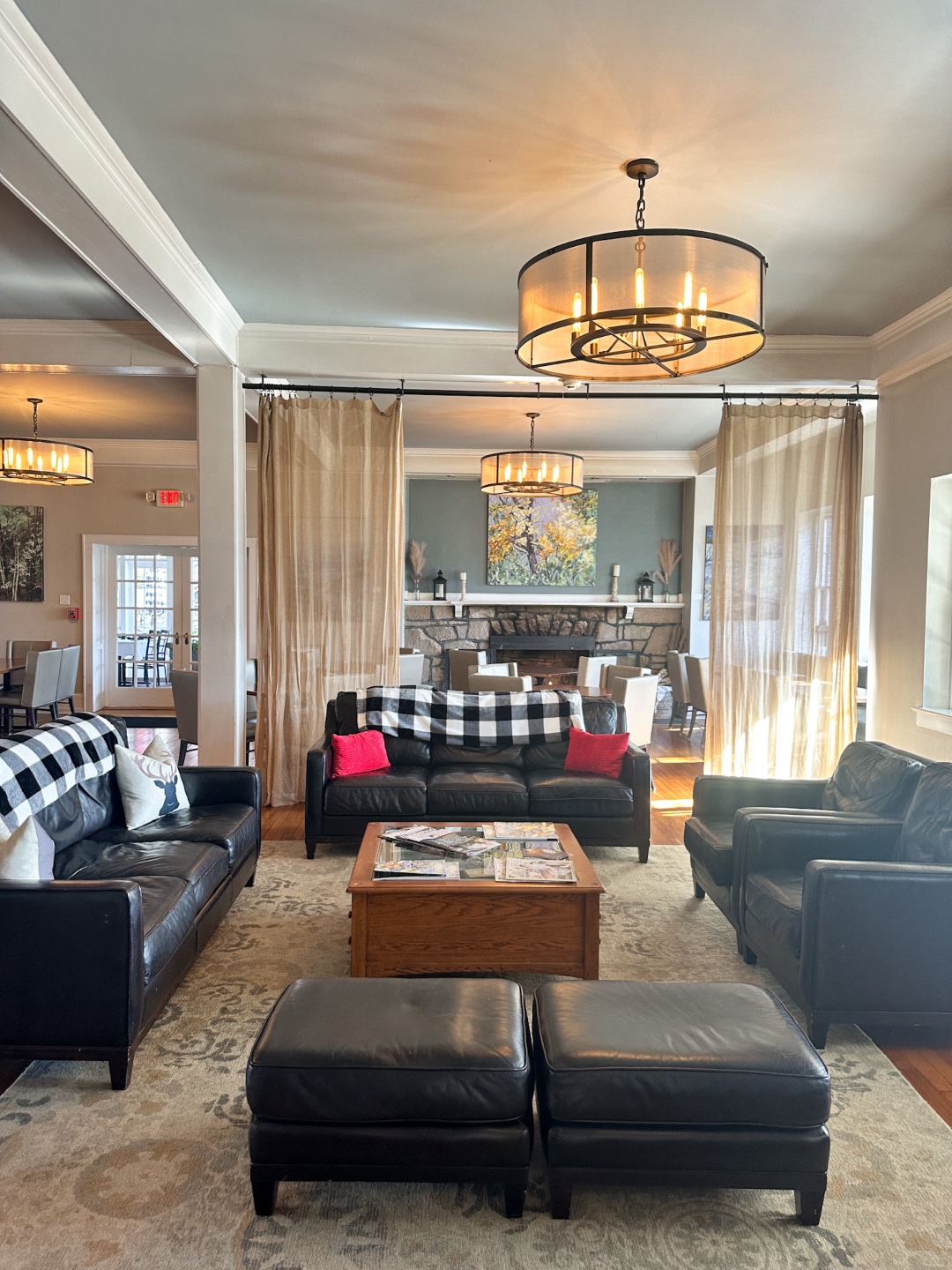 interior of a hotel