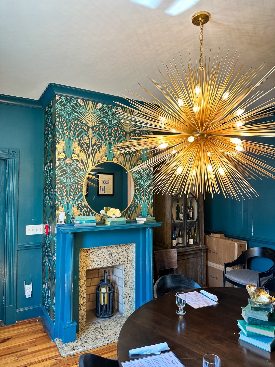 interior walls of the Historic Magnolia House Greensboro