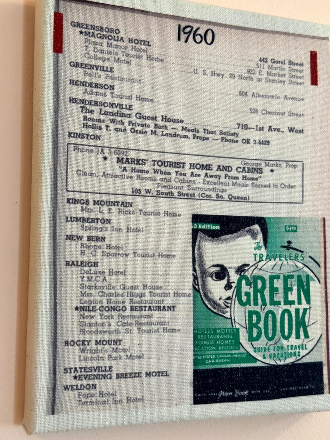 The Traveler's Green Book from the Historic Magnolia House Greensboro