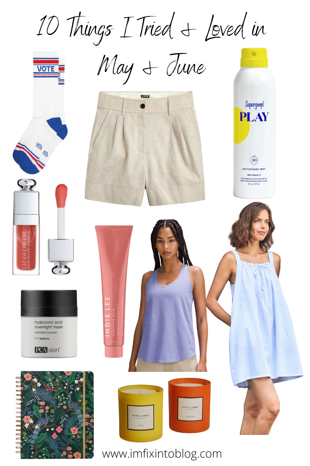 collage of Tried & Loved in May and June 2023 by Meghan Grant