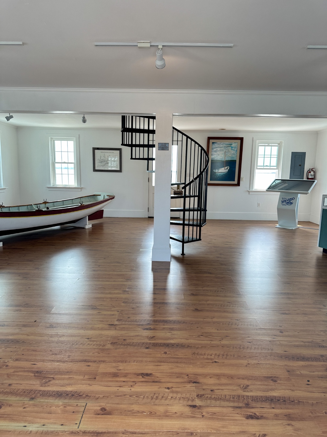Inside Roanoke Marshes Lighthouse Inside Roanoke Marshes Lighthouse