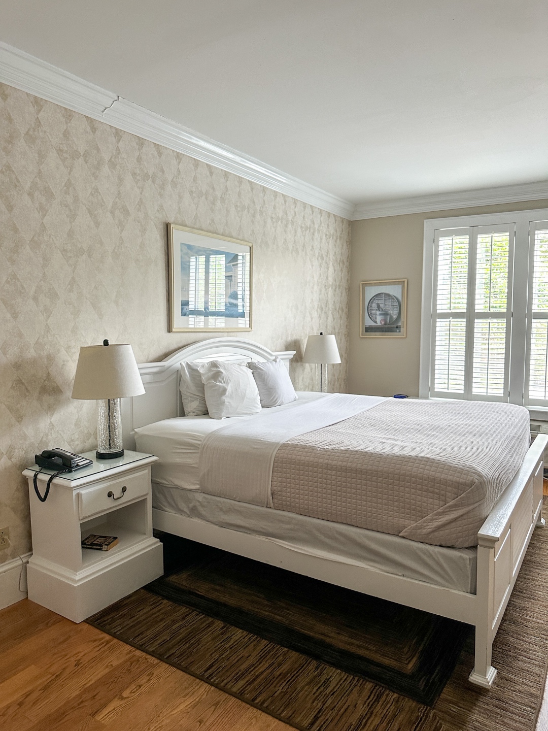 Bed at Tranquil House Inn What To Do In Manteo, NC - I'm Fixin' To - @imfixintoblog