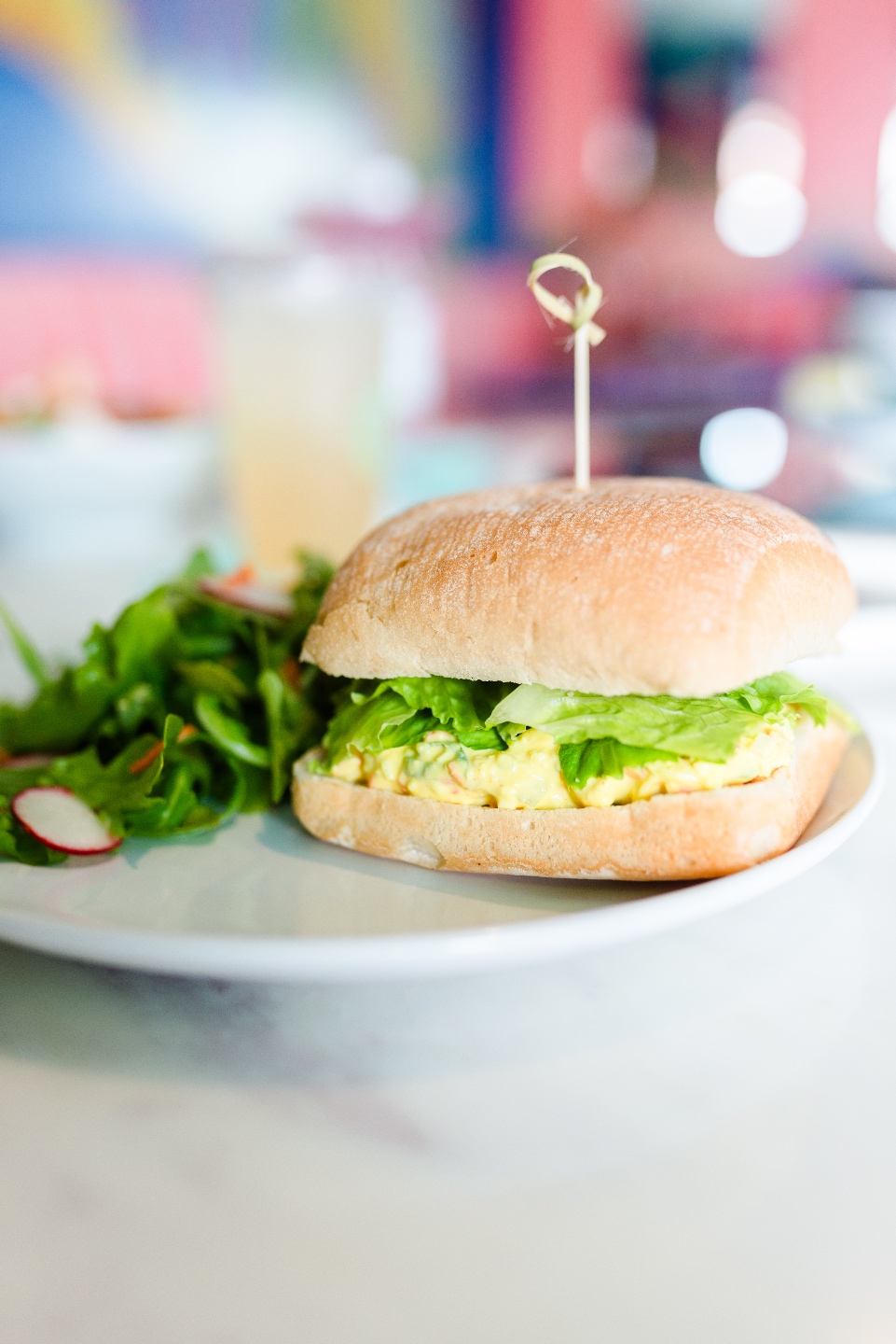 curried egg salad sammie