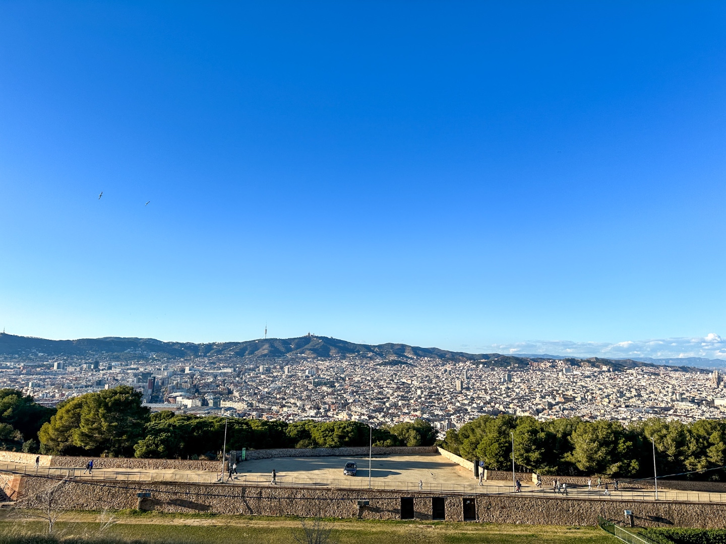 Castell de Montjuïc Barcelona views