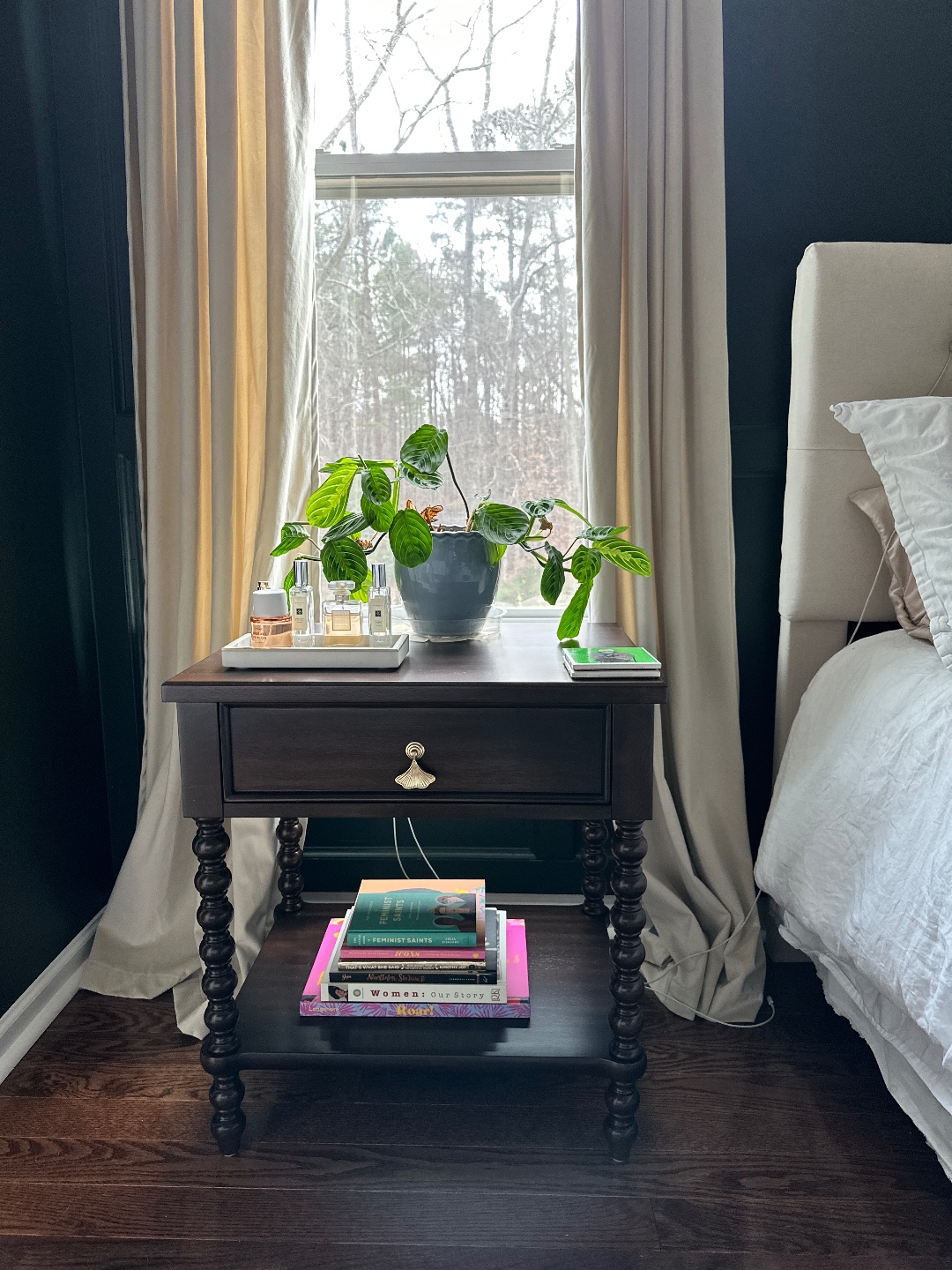 Beckett One Drawer Solid Wood Nightstand