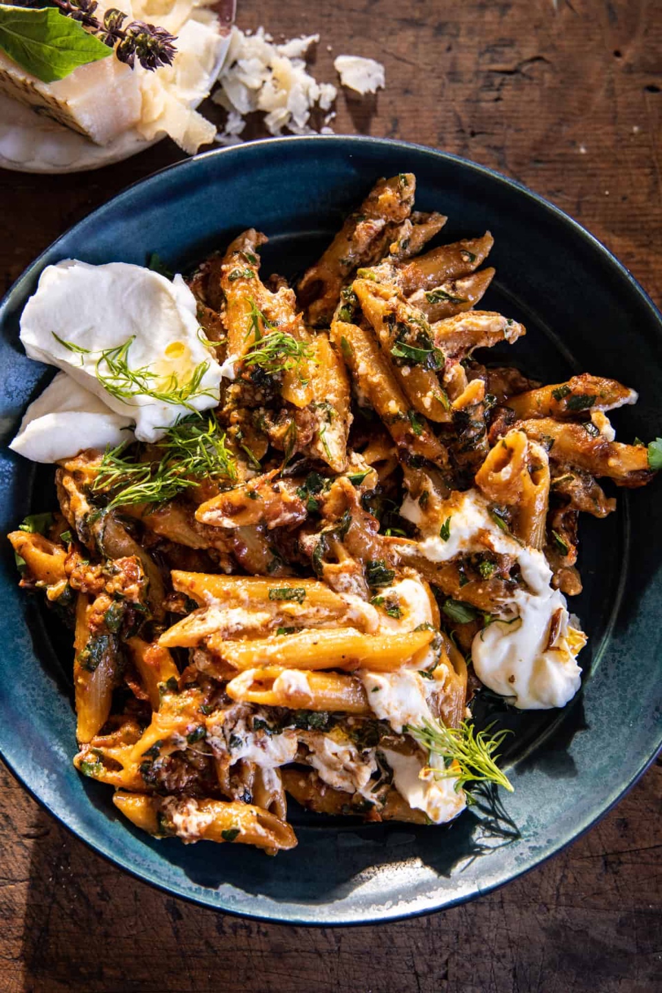 Sun-Dried Tomato Pasta with Whipped Ricotta Half-Baked Harvest One-Pot Sun-Dried Tomato Pasta with Whipped Ricotta