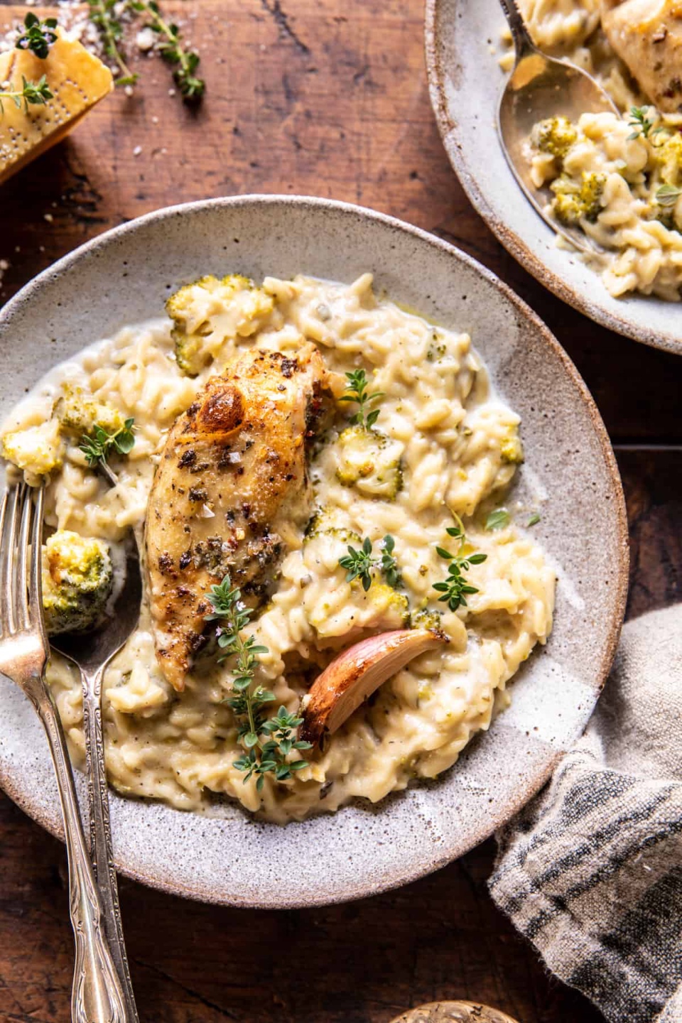 Mustard Herb Chicken and Creamy Orzo Mustard Herb Chicken and Creamy Orzo