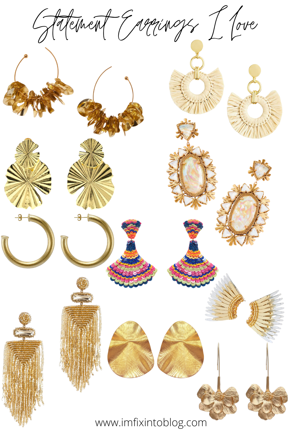 Statement Earrings that I Love - I'm Fixin' To - @imfixintoblog