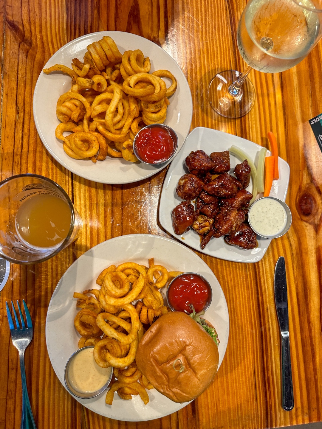 Wrightsville Beach Brewery curly fries