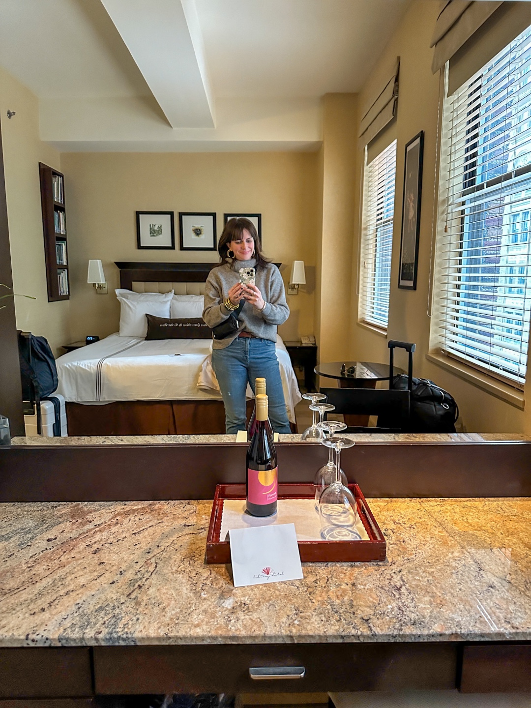 The Library Hotel room