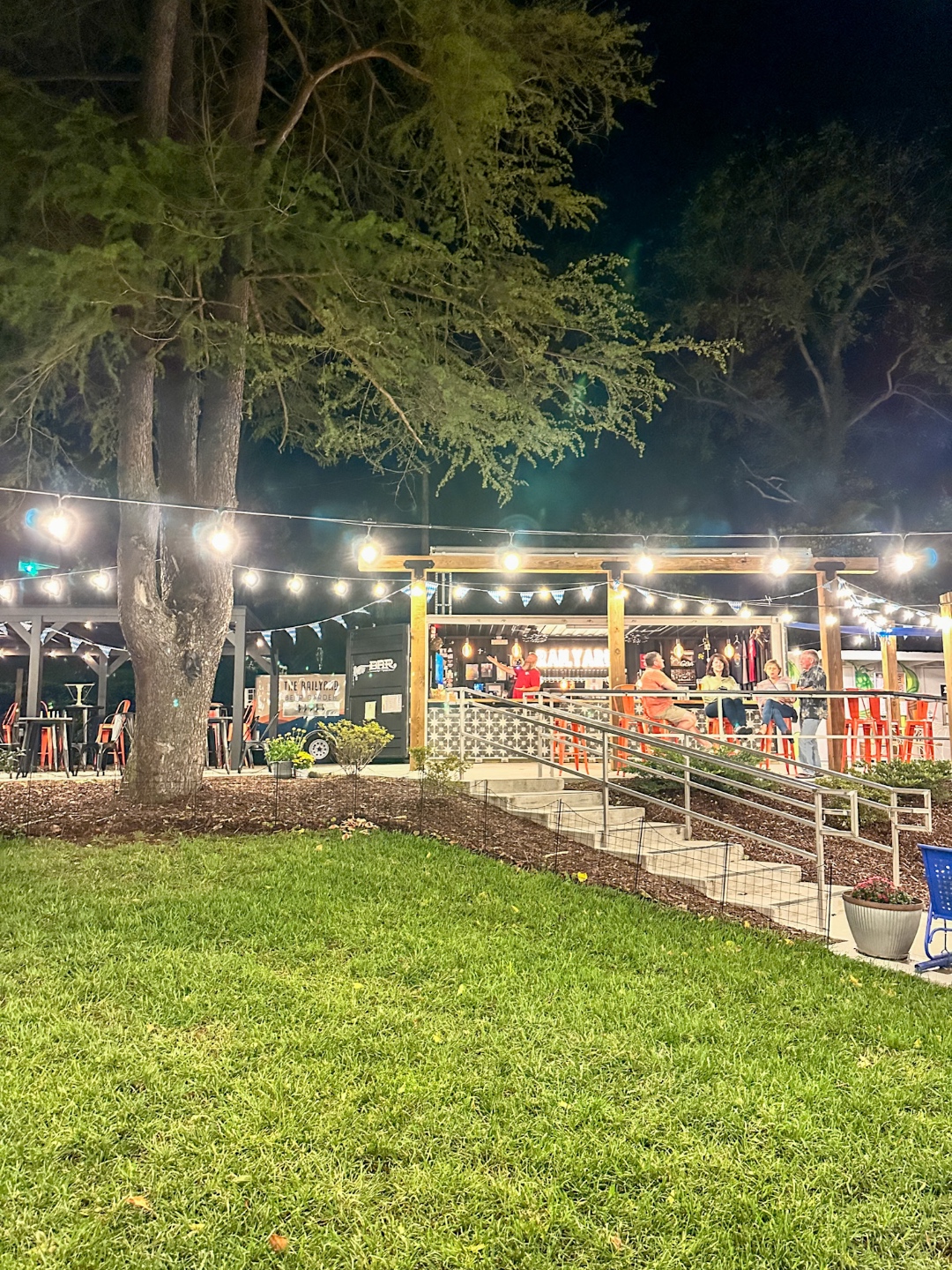 The RailYard beer garden