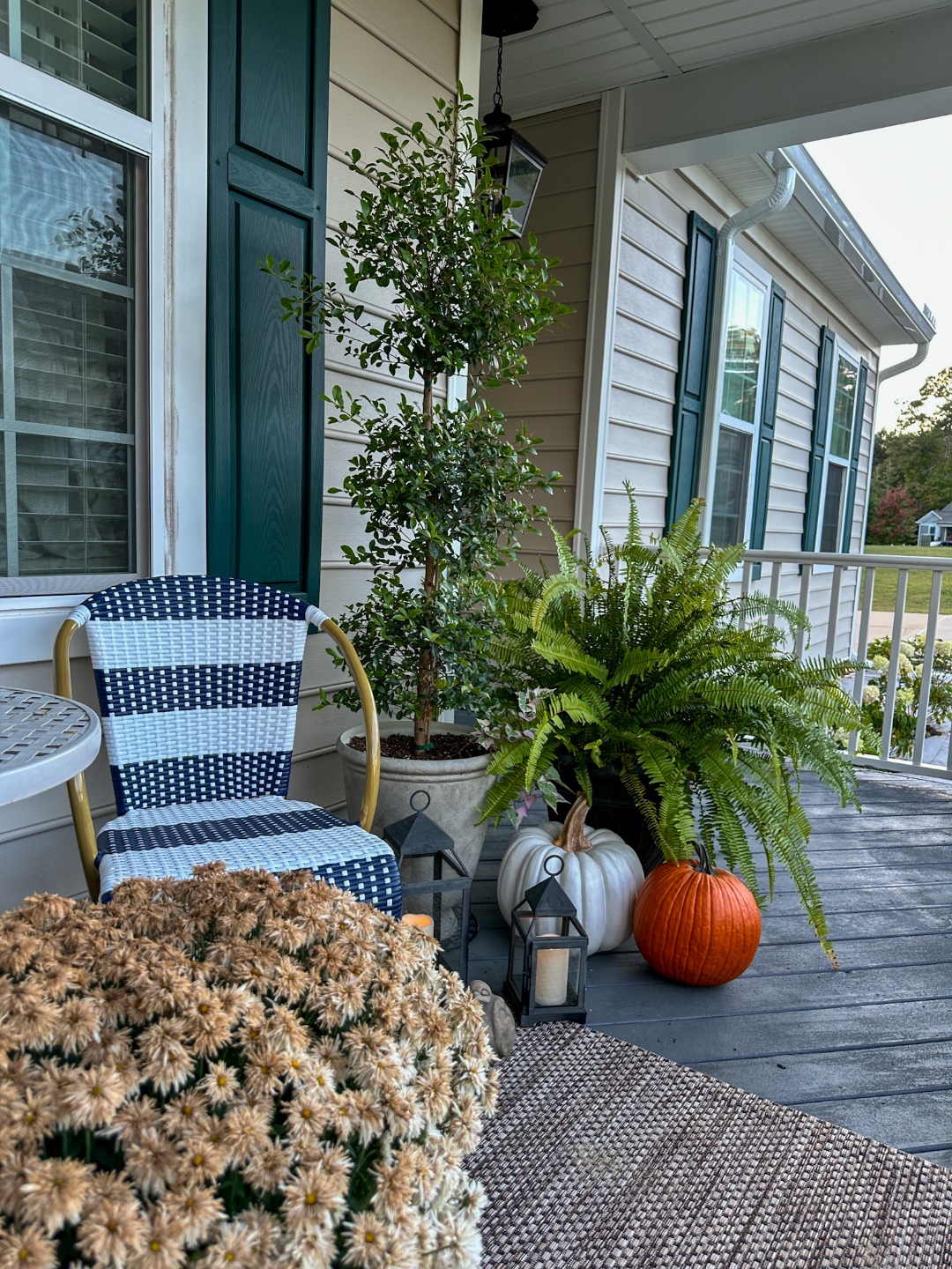 Fall Front Porch greenery decor Fall Front Porch Tips greenery decor