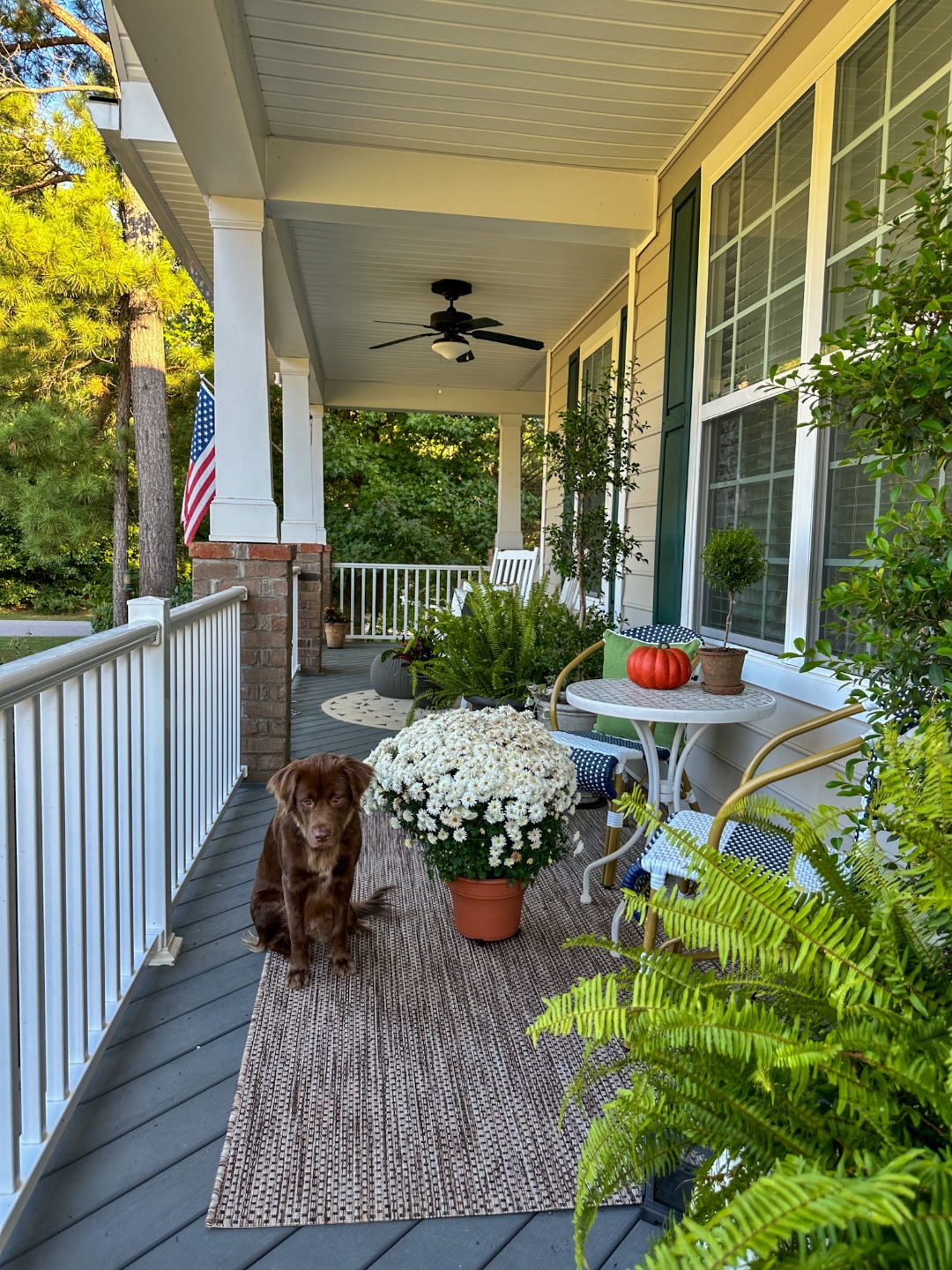 Front Porch greenery decor Fall Front Porch Tips greenery decor