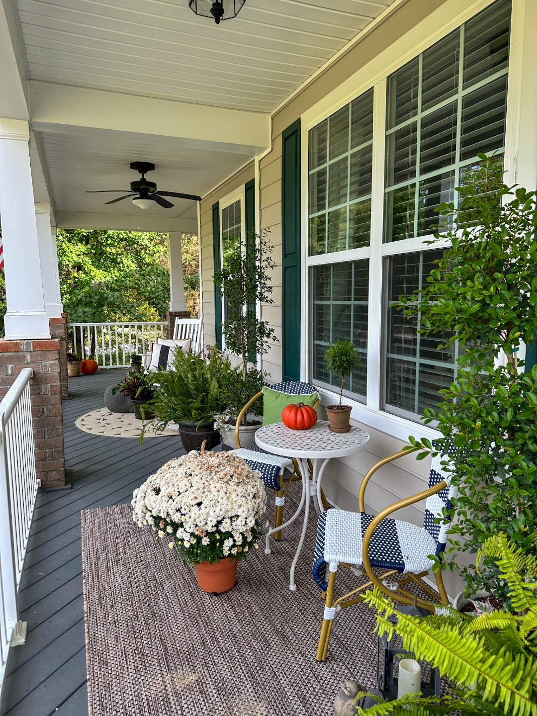 front porch mums front porch mums