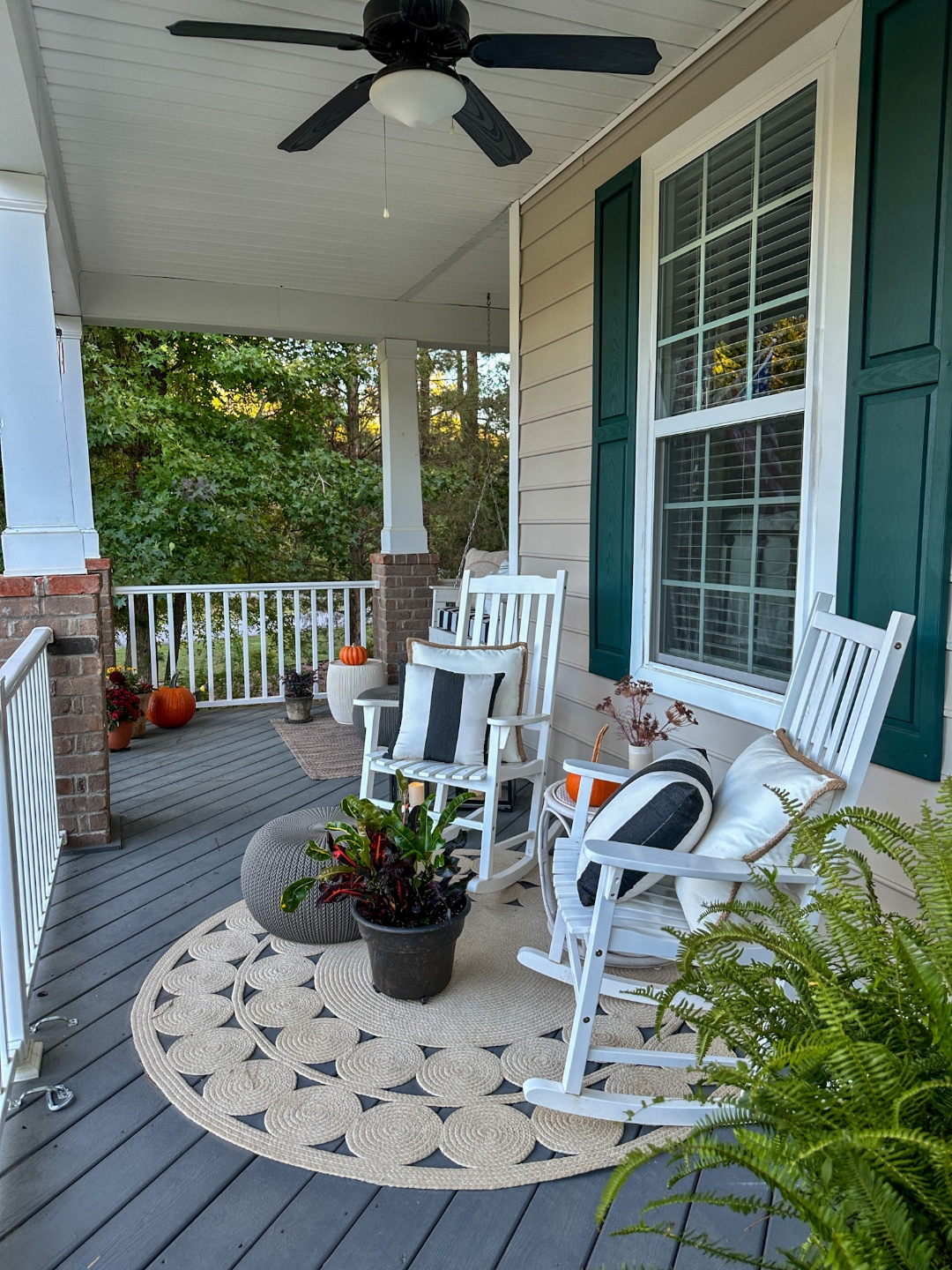 Fall Front Porch rug Fall Front Porch Tips with Fairview Garden Center