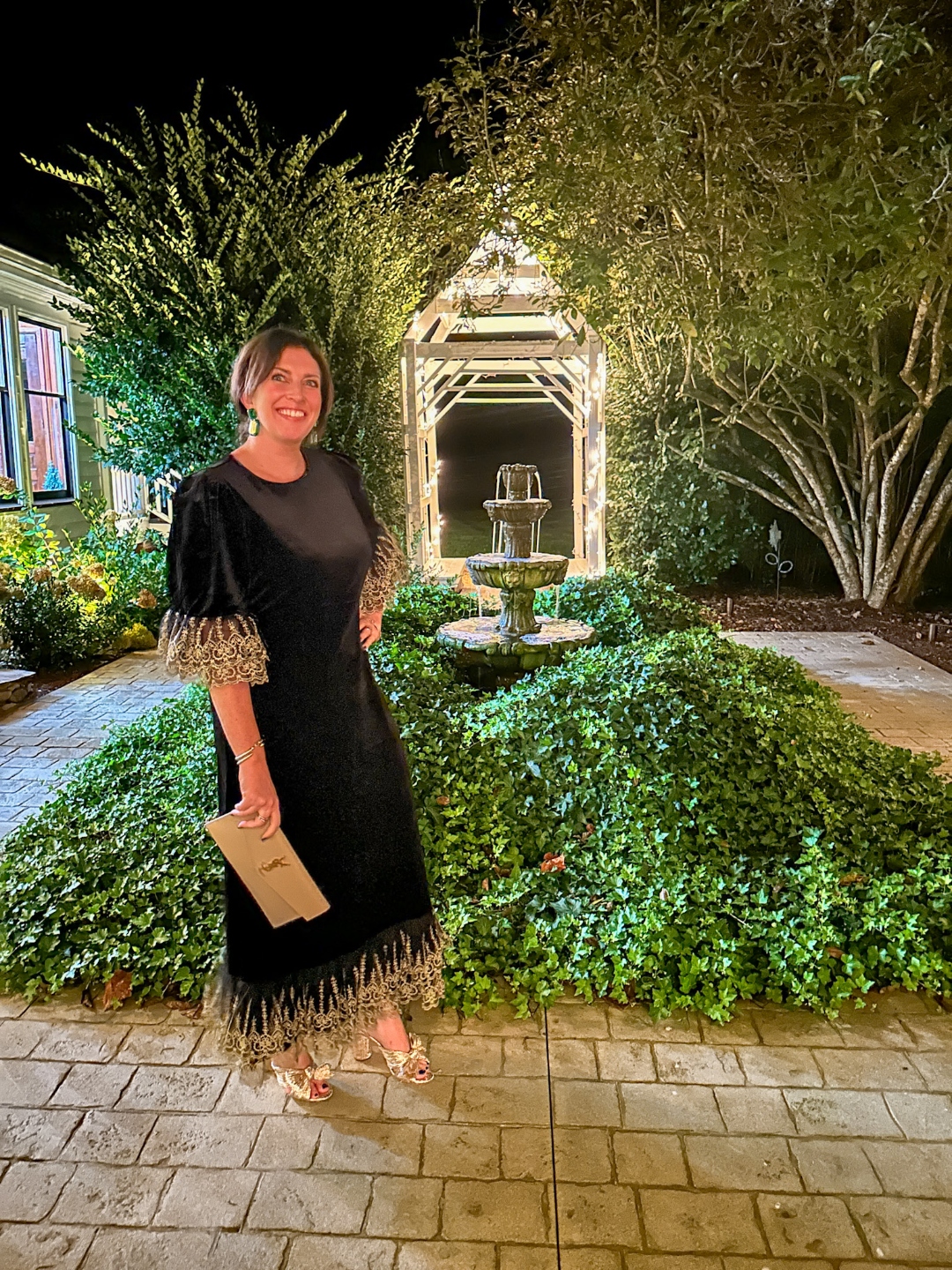 Tuckernuck Black Velvet Dress