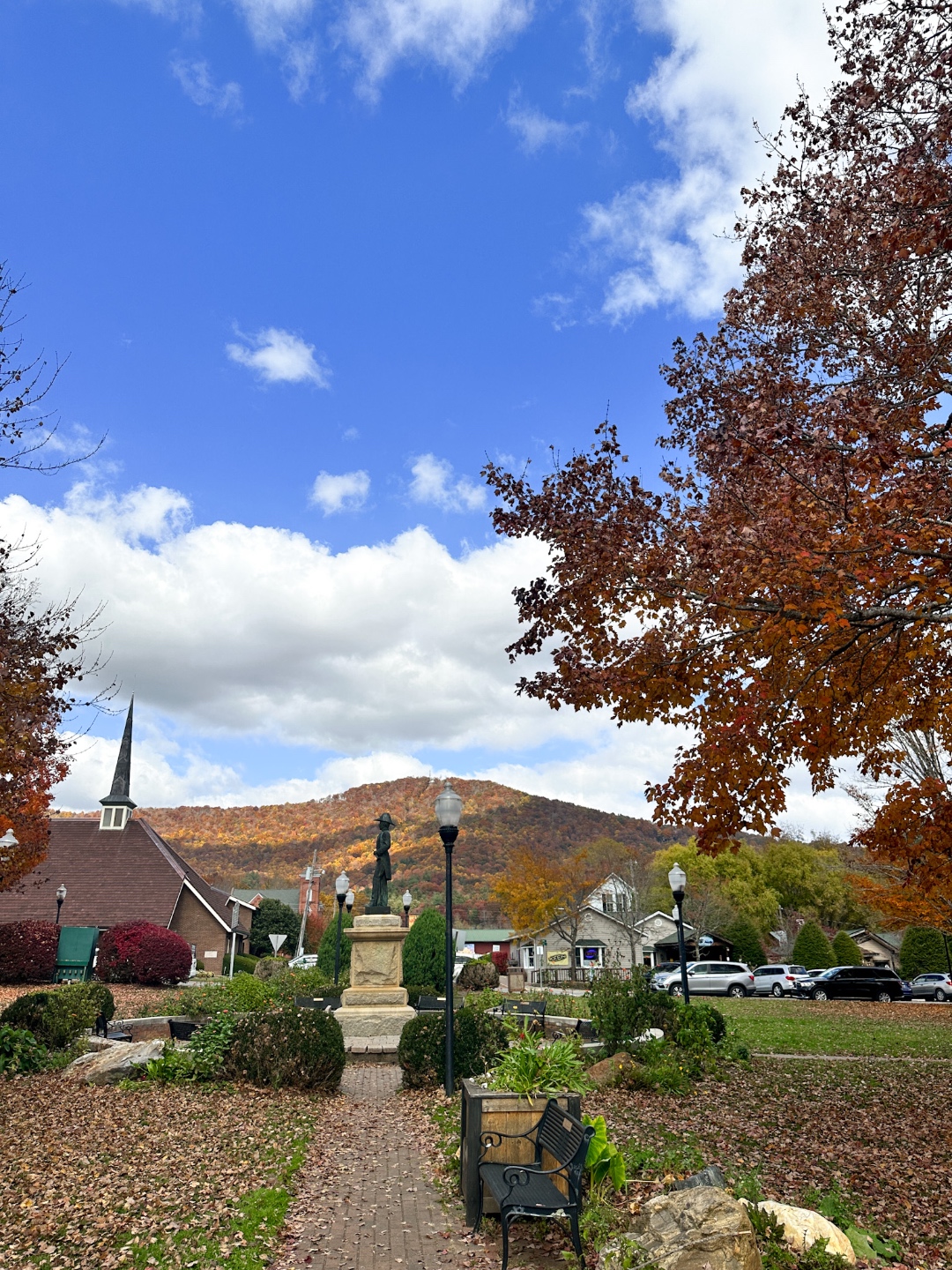 Town Square in Burnsville, NC