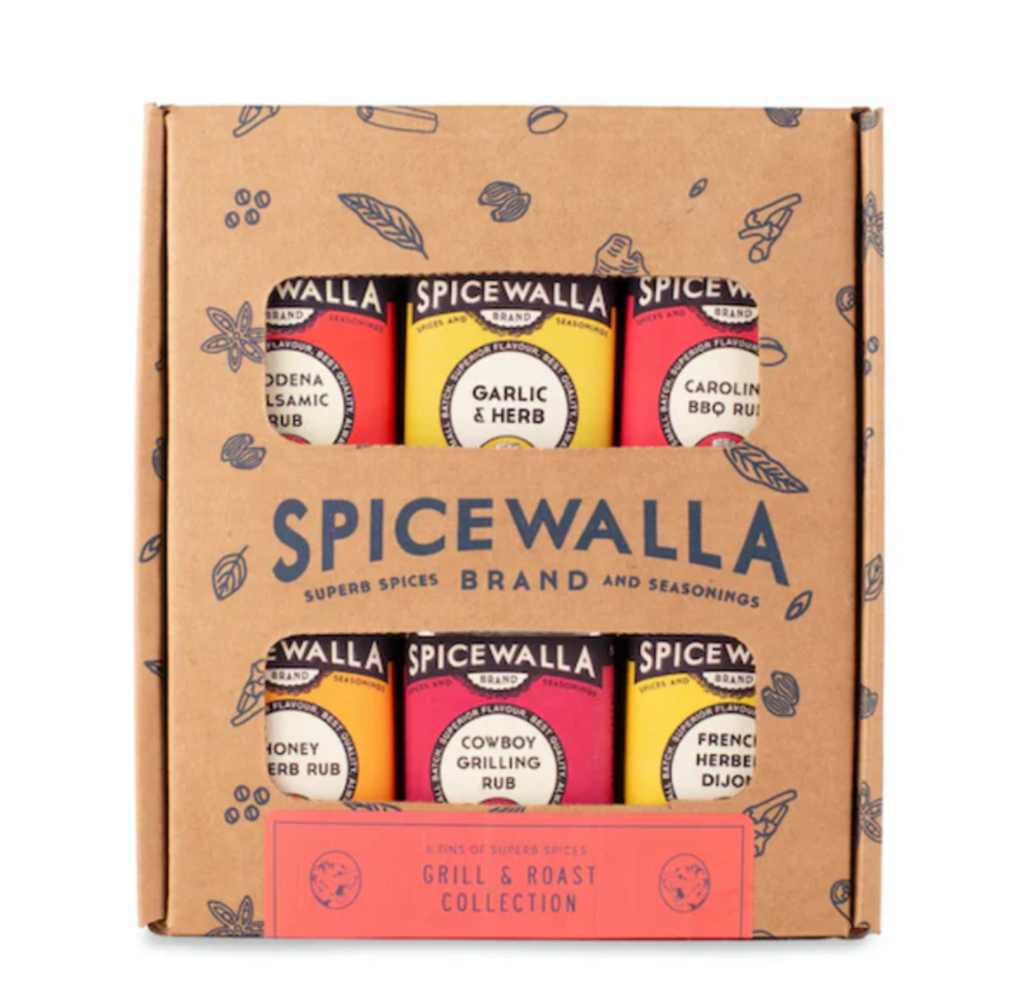 Spicewalla 6 Pack Grill & Roast Collection | North Carolina Gifts