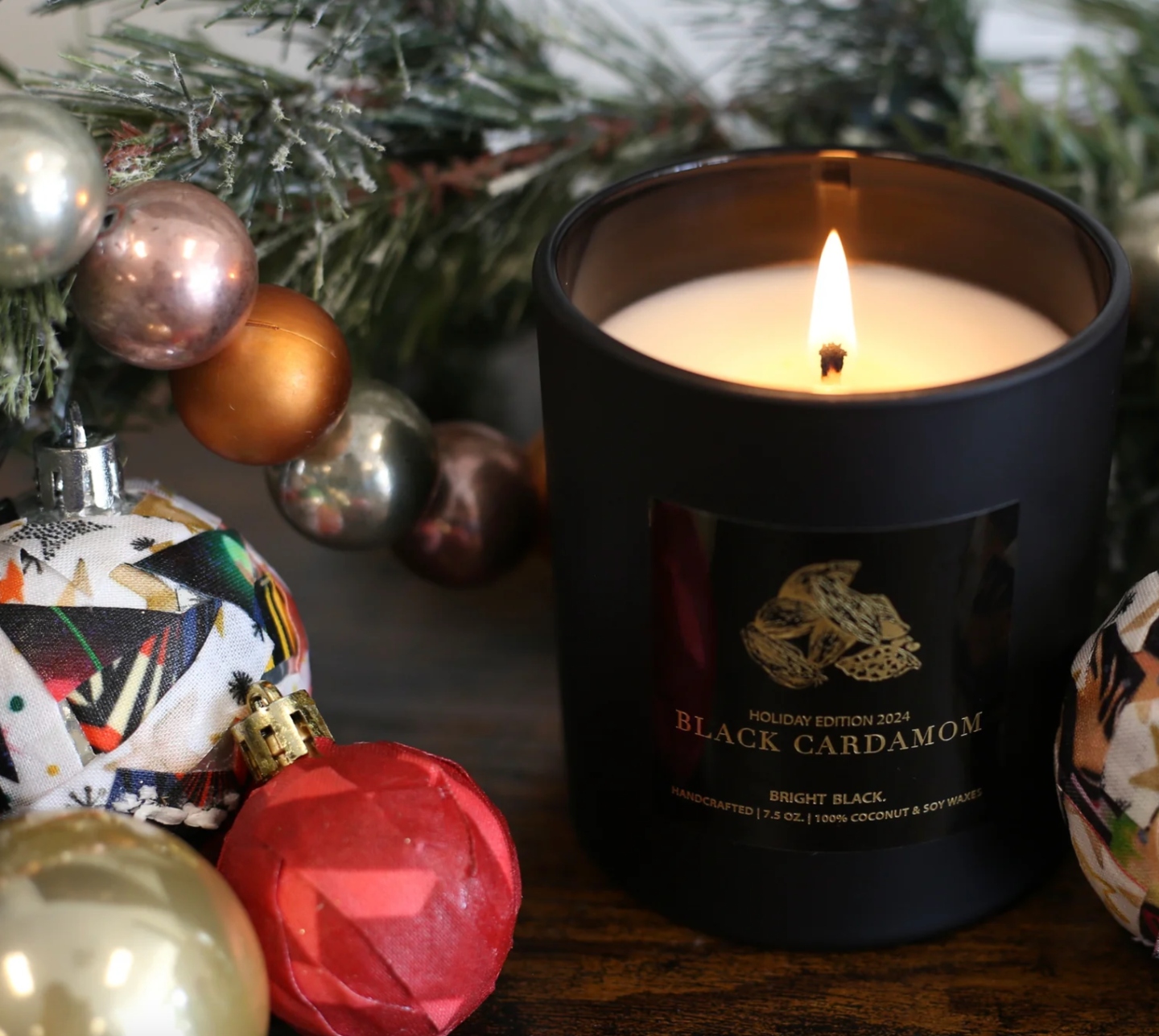 Bright Black Candle 2024 North Carolina Gifts 