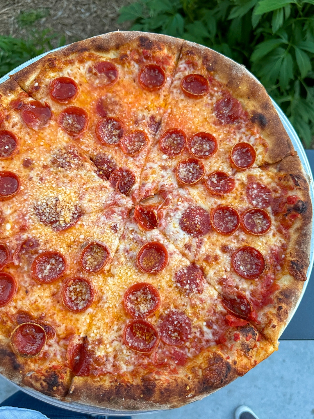 Pepperoni Pizza with Hot Honey Pepperoni Pizza with Hot Honey