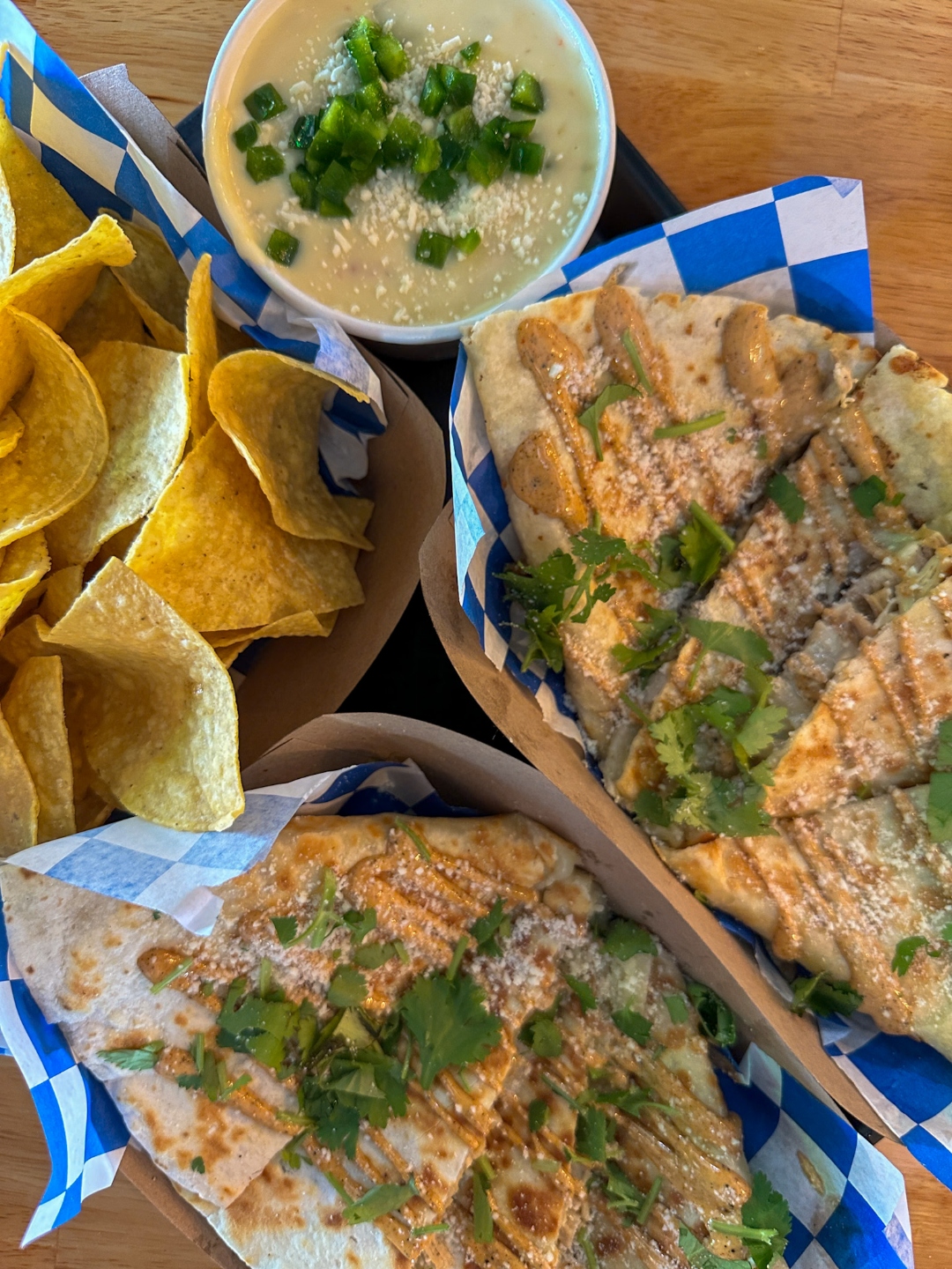 Quesadillas and Queso Quesadillas and Queso