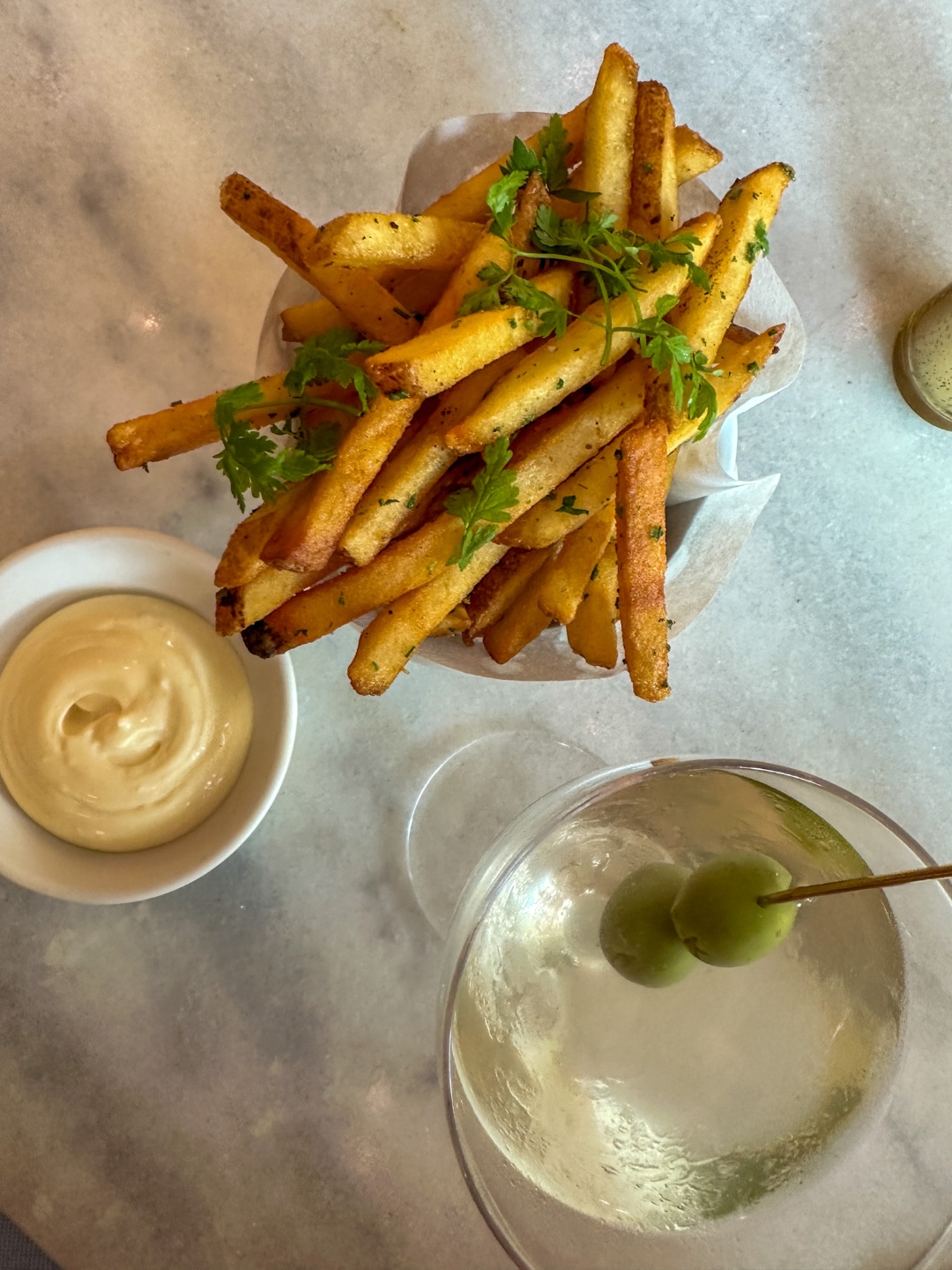 Dirty Martini & Pomme Frites Dirty Martini & Pomme Frites | 48 Meals I Enjoyed in 2024
